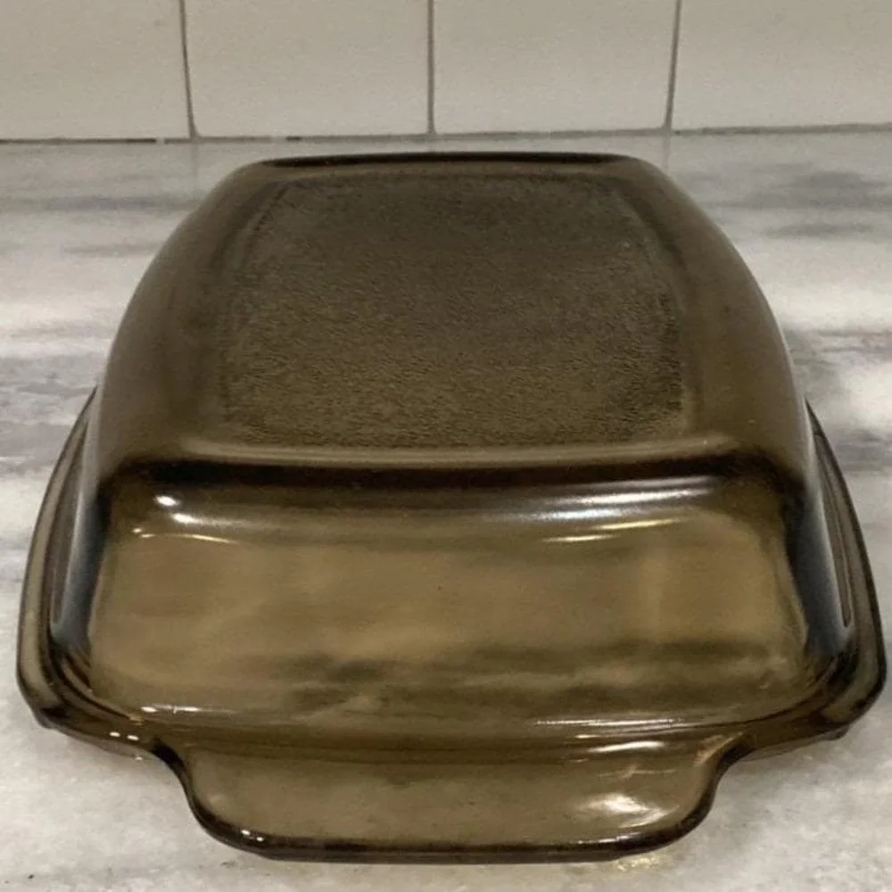 West‎ Bend Amber Slow Cooker Lid, Vintage 4 or 6 Qt Replacement, USA Glassware